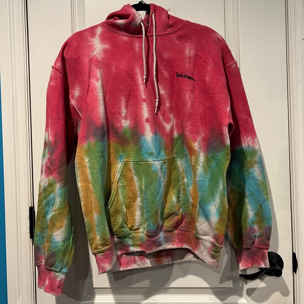 iets frans tie dye hoodie